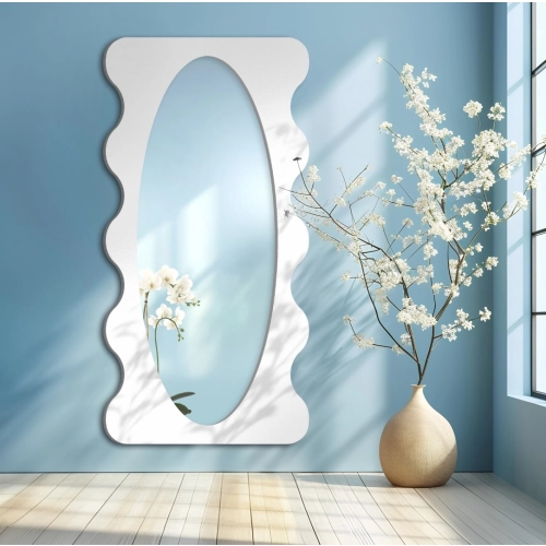 Lustro nieregularne w ramie mdf - NEBULA – Blobs Mirrors